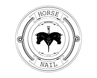 Horse Nail文化公司logo设计
