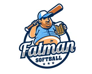 Fatman棒球队logo