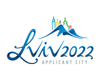 乌克兰利沃夫申办2022年冬奥会logo