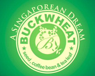 苦荞茶饮品logo