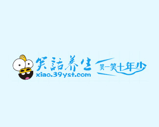 39笑话养生网logo设计