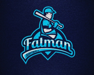 FATMAN垒球队标志