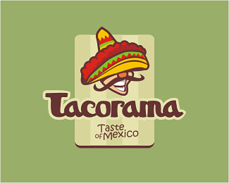 墨西哥Tacorama餐饮logo