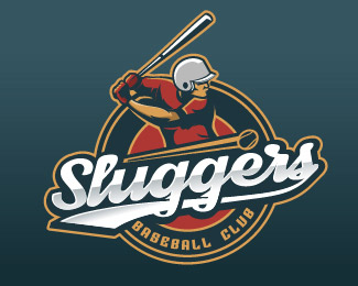 Slugger棒球赛logo