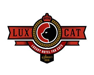 lux猫酒店标志
