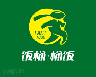 饭桶桶饭快餐logo