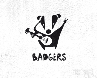 Badgers獾标志设计