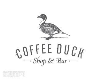 Coffee Duck咖啡店logo