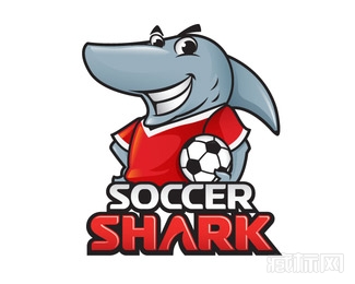 SOCCER SHARK足球队标志设计