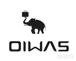 oiwas爱华仕箱包标志设计