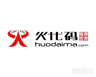 火代码网站logo设计