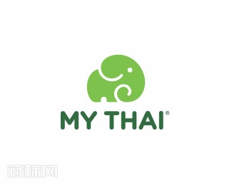 MYTHAI泰国快餐店logo设计