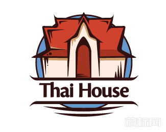 Thai House标志设计欣赏