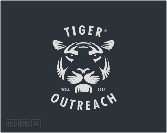 Tiger Outreach老虎logo设计