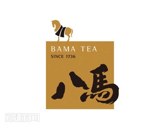 BAMA八马茶业logo设计