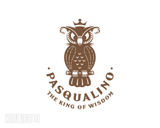 Pasqualino猫头鹰标志设计