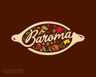 Baroma餐厅标志设计
