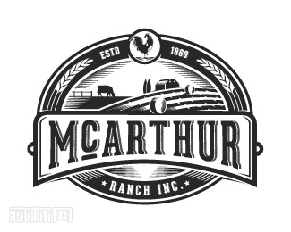 McArthur Ranch牧场logo设计