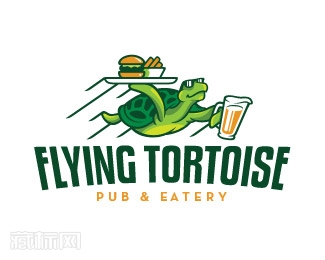 Flying Tortoise酒吧标志设计