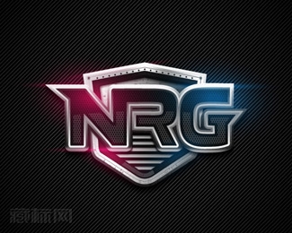 NRG赛车游戏logo设计