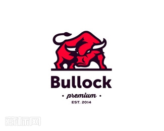 Bullock牛肉干logo设计