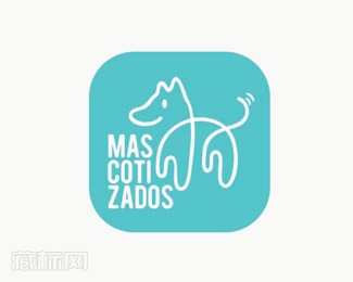 Mascotizados宠物店标志设计