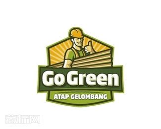 GoGreen绿色建材商标设计