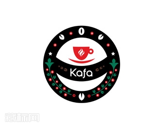 KAFA咖啡馆标识设计