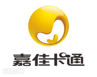 嘉佳卡通台标logo