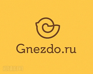Gnezdo网站logo设计