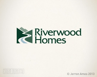 Riverwood度假屋标志设计