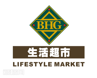 BHG生活超市标志设计含义