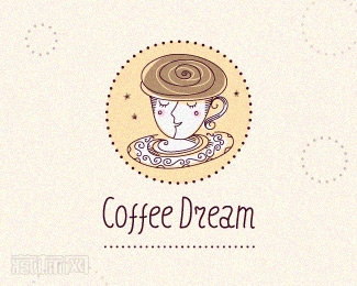 Coffee Dream咖啡馆标识设计