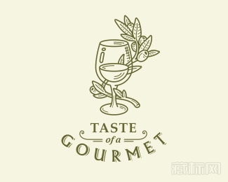 Taste of a Gourmet美食的味道标志设计