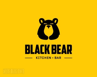 Black Bear黑熊标志设计