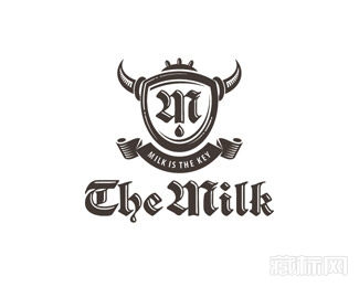 The Milk牛奶标志设计
