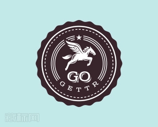 Go Gettr飞马logo设计