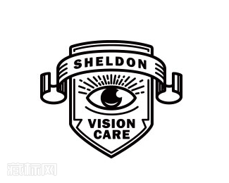vision care眼镜眼光公司标志设计