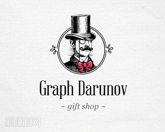 Graph Darunov礼品店logo设计