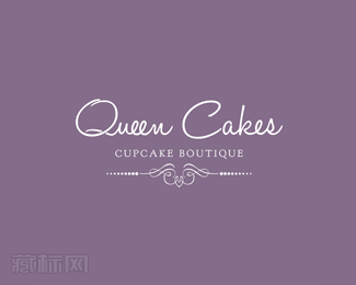 Queen Cakes女王蛋糕logo设计