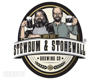 Stewbum & Stonewall啤酒logo