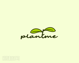 plantme种子店标志设计
