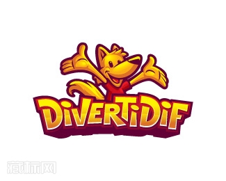 Divertidif儿童游乐园logo设计