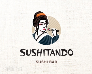 Sushitando日本寿司标志设计