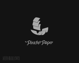 Pirate Paper海盗纸标志设计