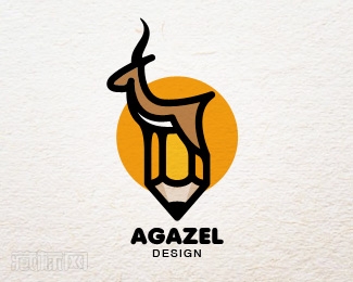agazel动物保护网站logo图片