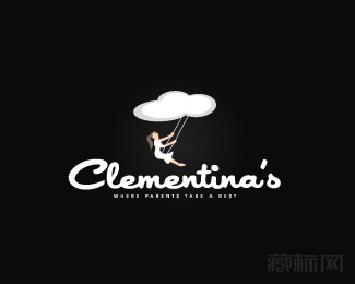 Clementina's儿童乐园logo设计