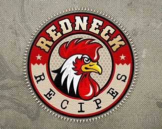 redneck recipes农家菜标志设计