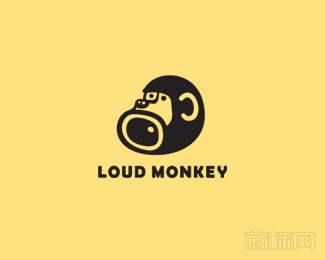 LOUD MONKEY猴子标志