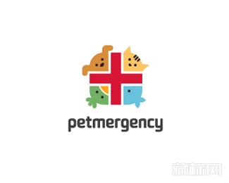 Petmergency宠物店logo设计